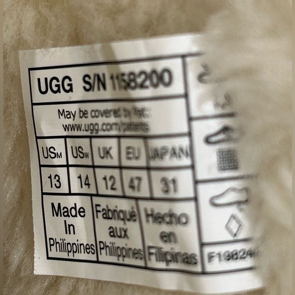 UGG Chestnut Suede Platform Booties Women 14 / Men 13 New without Box - Picture 8 of 8